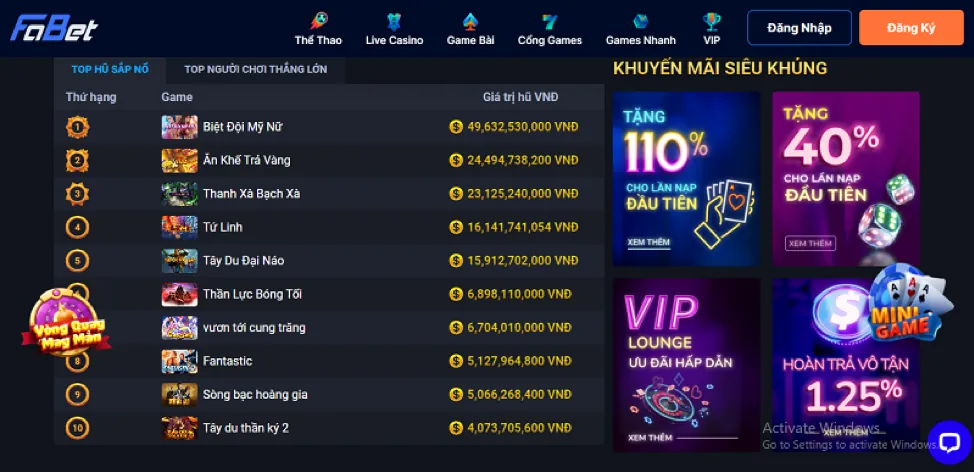 Cá Cược Bóng Đá VSWIN